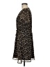Vila 100% Polyester Animal Print Black Casual Dress Size 6 - photo 5