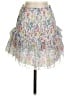 Saylor 100% Polyester Floral White Casual Skirt Size XS - photo 1
