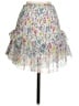 Saylor 100% Polyester Floral White Casual Skirt Size XS - photo 2