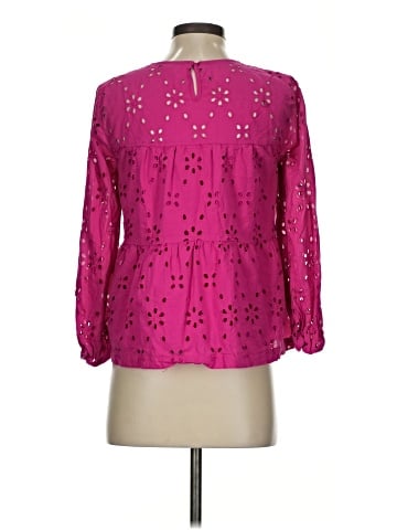 J.Crew Factory Store 3/4 Sleeve Blouse (view 2)