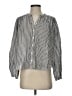 Boden Stripes Silver Long Sleeve Blouse Size 2 - photo 1