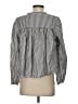 Boden Stripes Silver Long Sleeve Blouse Size 2 - photo 2