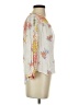 Lucky Brand White 3/4 Sleeve Blouse Size S - photo 4
