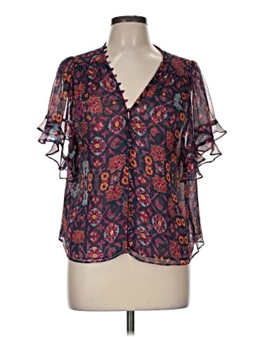 MISA Los Angeles Short Sleeve Blouse (view 1)