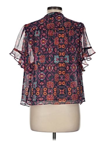 MISA Los Angeles Short Sleeve Blouse (view 2)