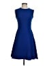 Lela Rose Solid Blue Cocktail Dress Size 2 - photo 1