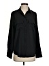 H&M 100% Polyester Black Long Sleeve Blouse Size S - photo 1