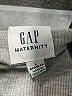 Gap - Maternity Solid Gray Romper Size Lg Maternity - photo 3
