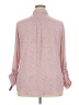 Apt. 9 100% Polyester Pink Long Sleeve Blouse Size XXL - photo 2