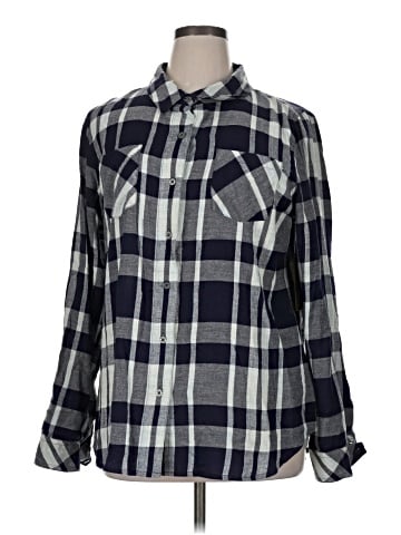 Ruff Hewn Long Sleeve Button-Down Shirt (view 1)