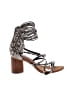 Jeffrey Campbell Silver Sandals Size 8 - photo 1