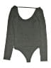 Gaze 100% Cotton Gray Bodysuit Size S - photo 2