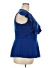 Mi & Rena Blue Short Sleeve Top Size 2X - photo 4