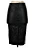Theory 100% Leather Black Leather Skirt Size 00 - photo 2