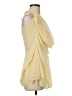 Unbranded 100% Polyester Yellow Cocktail Dress Size M - photo 4