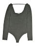 Gaze 100% Cotton Gray Bodysuit Size S - photo 1
