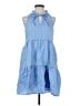 Joy Joy Blue Casual Dress Size S - photo 1