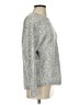 Max Studio Tweed Silver Pullover Sweater Size S - photo 4