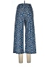 Viereck Print Blue Casual Pants Size L - photo 2