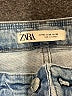 Zara Solid Blue Jeans Size 36 waist - photo 7