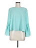 She + Sky Teal Long Sleeve Blouse Size M - photo 1