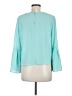 She + Sky Teal Long Sleeve Blouse Size M - photo 2