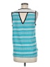 Sweet Rain 100% Polyester Teal Sleeveless Top Size M - photo 2