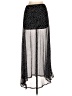 Boohoo Polka Dots Black Casual Skirt Size 8 - photo 1