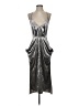 BCBGeneration Metallic Silver Cocktail Dress Size XS - photo 1