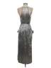 BCBGeneration Metallic Silver Cocktail Dress Size XS - photo 2