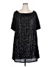 Venus Black Short Sleeve Top Size 2X - photo 1