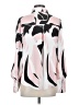 BTFBM 100% Polyester Print Pink Long Sleeve Blouse Size S - photo 2
