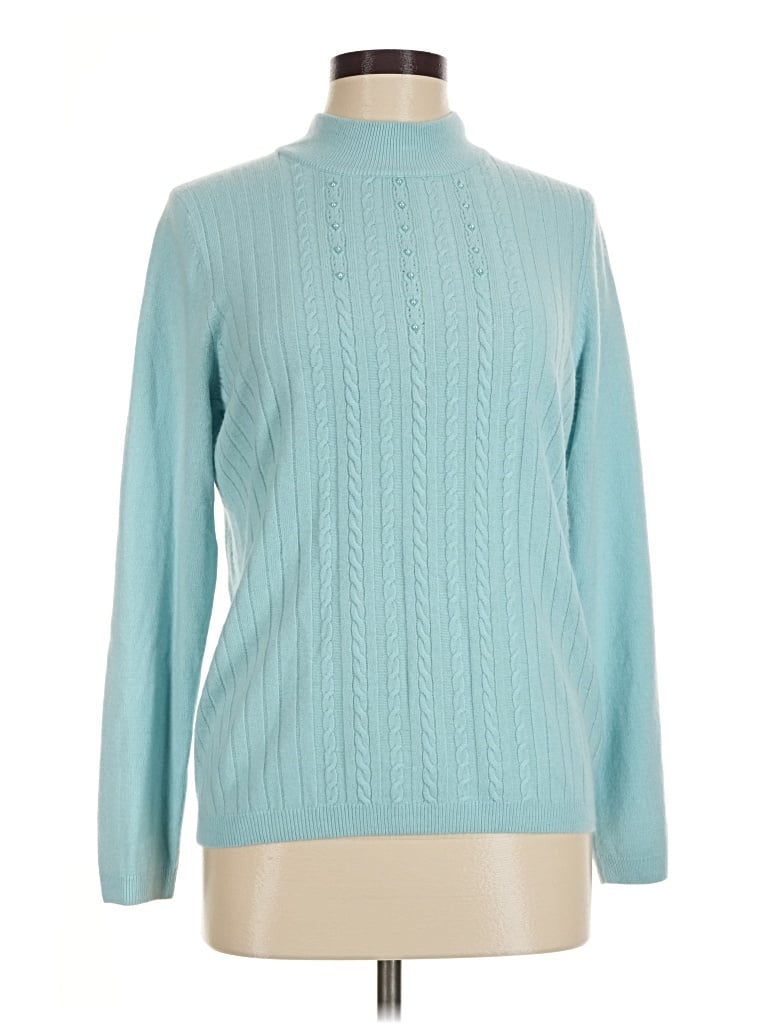 Pre-owned Allison Daley Turtleneck Sweater In Teal