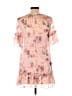 Unbranded Floral Pink Cocktail Dress Size L (estimated) - photo 2