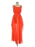 Soprano Orange Cocktail Dress Size M - photo 1