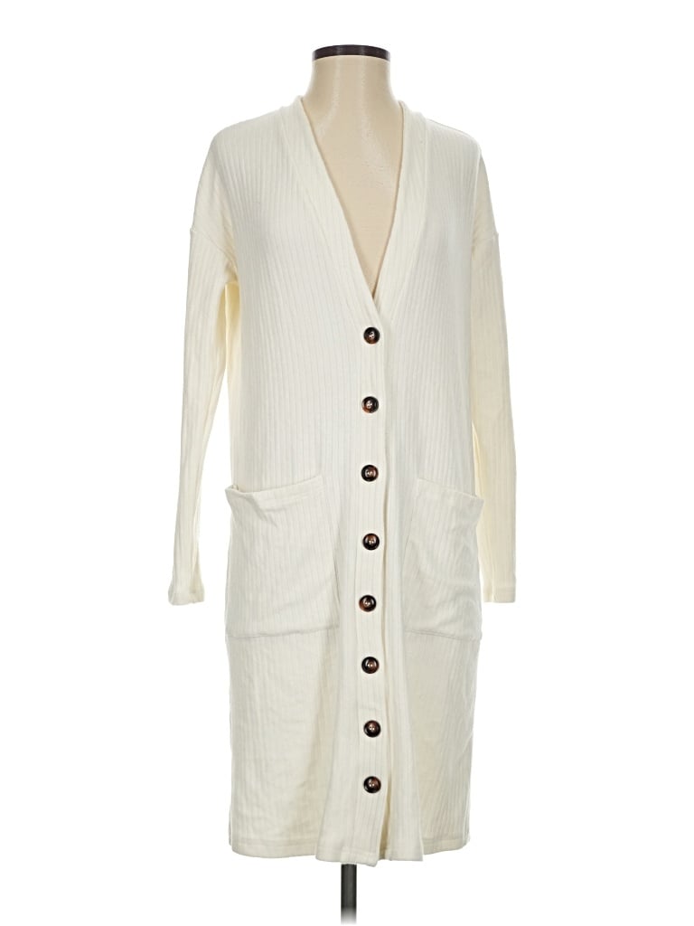 Pre-owned Blank Casual Dress In Ivory