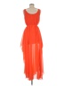 Soprano Orange Cocktail Dress Size M - photo 2