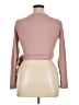 No Comment Pink Long Sleeve Blouse Size XL - photo 2
