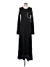 ATM Solid Black Casual Dress Size S - photo 1