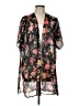 Ambiance 100% Polyester Black Kimono Size L - photo 1