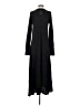 ATM Solid Black Casual Dress Size S - photo 2
