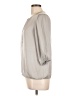 Ann Taylor LOFT Gray 3/4 Sleeve Blouse Size Lg Petite - photo 5