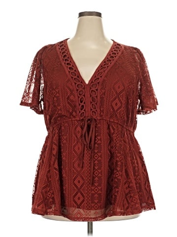 Torrid Short Sleeve Blouse (view 1)