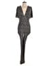 MNG Animal Print Black Jumpsuit Size L - photo 1