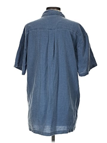 Unbranded Short Sleeve Button-Down Shirt (view 2)
