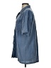 Unbranded 100% Cotton Blue Short Sleeve Button-Down Shirt Size S - photo 5
