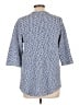 Habitat Blue 3/4 Sleeve Blouse Size L - photo 2