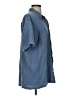 Unbranded 100% Cotton Blue Short Sleeve Button-Down Shirt Size S - photo 4