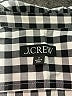 J.Crew 100% Cotton Checkered-gingham Black Long Sleeve Blouse Size 0 - photo 7