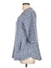 Habitat Blue 3/4 Sleeve Blouse Size L - photo 5